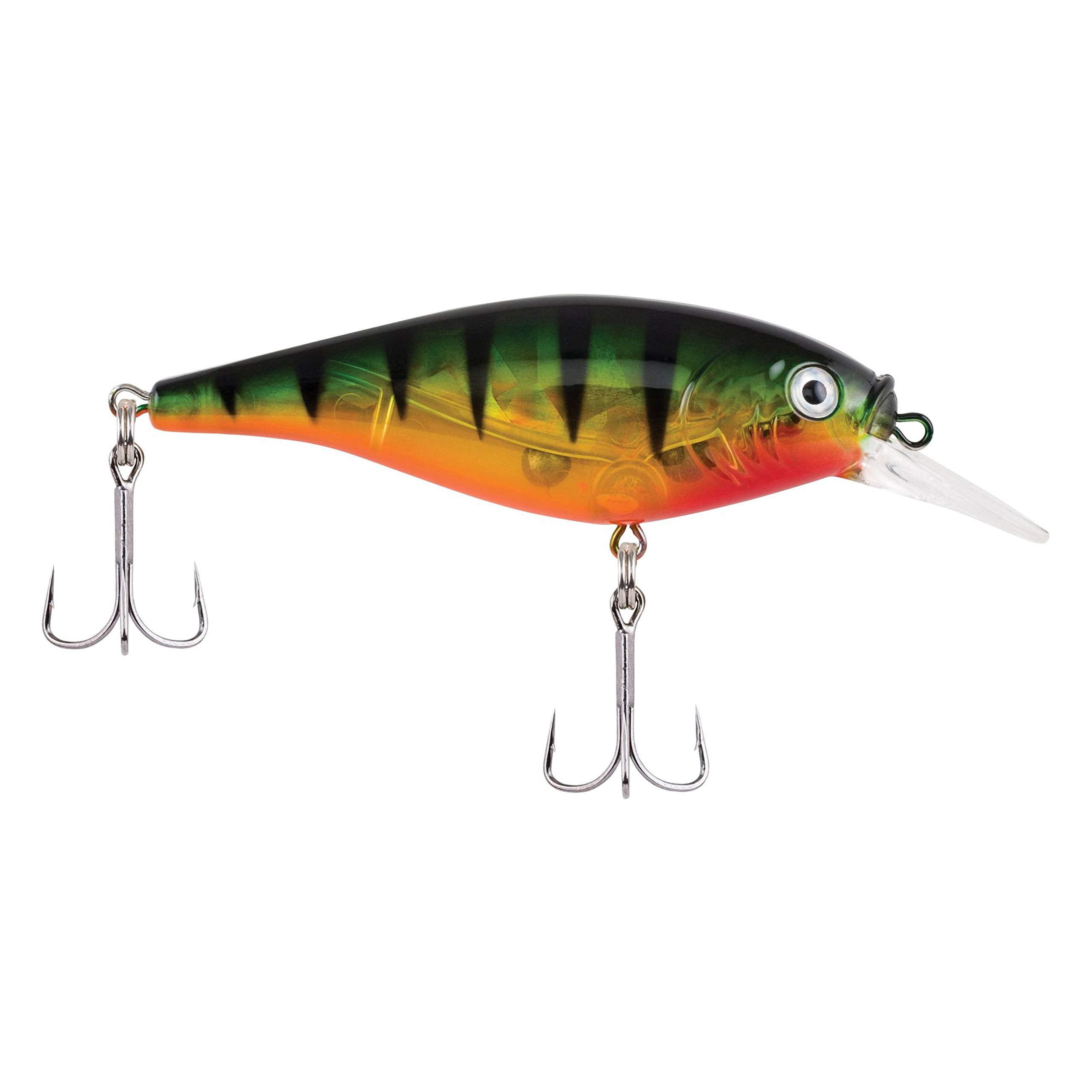 Berkley Flicker Shad Shallow Fishing Lure, Flashy Perch, 2/7 oz
