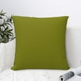 thumbnail image 4 of Fuzoiu Olive Print Square Pillow Cover,Hidden Zipper Design,Luxury Square Pillow Case, Throw Pillow,Couch Cushion-18"x18", 4 of 7