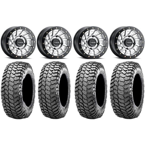 Raceline Squad Bdlk 15" Wheels Si  10mm 29" Liberty Tires Sportsman RZR Ranger