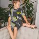thumbnail image 4 of Balery Cute Dinosaur Conjunto de Pijama Infantil de Manga Corta con Estampado – Ropa de Dormir de Algodón Suave-3X-Large, 4 of 6