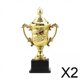 thumbnail image 1 of 2 Trofeos De Premio, Decoraciones Para Fiestas, Accesorios Para Eventos, Aulas, Escuelas, Altura 18,5 Cm, 1 of 10