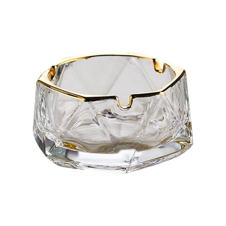 Crystal Glass Ashtray Ngxiha Creative Bar Ktv Living Room Ash Tray Smoking Daily Merchandise Home Decor Small and Portable Crystal Glass Ashtray Ngxiha Creative Bar Ktv Living Room Ash Tray Smoking Daily Merchandise Home Decor Small and Portable