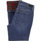 thumbnail image 2 of Jeans Ralph Lauren de Pierna recta con puños a cuadros para mujer azul 6P, 2 of 2