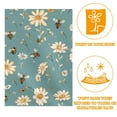 thumbnail image 2 of Bees and Daisy Flowers Seamless Pattern Garden Flag Double Sided House Flag for Outdoor Home, Personalized All Year Round Yard Decor 12 x 18 Inch, 2 of 6