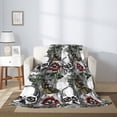 thumbnail image 2 of Hirioo Skulls Roses for Flannel Blanket, Cozy and Warm Throw for Bed or Couch ,Perfect for All Seasons-50"x40", 2 of 6