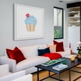 thumbnail image 3 of Marmont Hill "Blue Cupcake" by Diana Alcala Framed Painting Print, 3 of 6