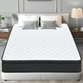 thumbnail image 2 of BMMB High Quality 12"Thickness Twin Hybrid Spring Memory Foam Luxury Mattress Medium Feel, US Certified Breathable Fabric Cover, 2 of 17