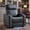 Black -Upgrade, variant on Ebello Power Recliner Chair, Faux Leather Electric Reclining Chair with LED Light Strip, USB Port, Cup Holders & Hidden Storage, Oversized Headrest for Home Theater, Brown