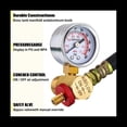 thumbnail image 5 of Juego de 4 VáLvulas de Seguridad de PresióN de Alivio de Compresor de Aire y ManóMetro de Aire, VáLvula de Tanque de Aire NPT de 1/4 Pulgadas, ManóMetro de Aire de 0-200 PSI, 5 of 5