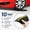 Blue, variant on Universal Garage Door Threshold Seal Strip 20FT Kit, Waterproof Rubber Weather Stripping Replacement with Adhesive, Bottom Door Seal, Black