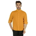 thumbnail image 1 of Bestman Formal Front Button Placket Solid Shirts For Mens Long Sleeve Regular Fit Shirt, 1 of 7