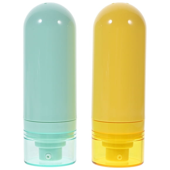 2pcs Empty Travel Bottles Refillable Travel Bottles Toiletries Sub Bottles Portable Shampoo Bottles