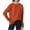 Red, variant on Tnhcen Women's Round-Neck Sweater Casual Long Sleeve Top Soft 100% Polyester Knit Euro-American Style Basic Wear Comfort Fit Pullover S-XL