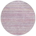 thumbnail image 2 of Addison Rugs Chantille Indoor/Outdoor Transitional Stripes Mauve Washable Round Rug, 8' x 8', 2 of 6