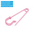 thumbnail image 4 of Uxcell Safety Pins 1.57 Inch Large Metal Sewing Pins Light Pink 24Pcs, 4 of 5