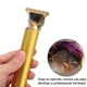 thumbnail image 3 of Hair Clippers Kit Electric Li Type Battery Hair Clippers Cordless Rechargeable Grooming T Type Blade Close Cutting Trimmer for Men Gold Tone, 3 of 8