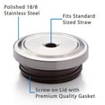 thumbnail image 6 of Cupture Stainless Steel Skinny Insulated Tumbler Cup with Lid and Reusable Straw - 16 oz (Bright Teal), 6 of 12