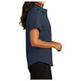 thumbnail image 4 of Yellow Rooster Womens Short Sleeve Easy Care Shirt Navy/Light Stone 2XL, 4 of 7
