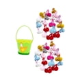thumbnail image 3 of Canasta de huevos de Pascua Cesta de almacenamiento Decoración Pequeña decoración portátil de regalos para celebraciones Holiday Home Gallina, 3 of 8
