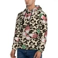 thumbnail image 2 of Bingfone Leopard Dots Men'S Drawstring Hoodie Long Sleeve Pocket Sweatshirts-Medium, 2 of 9