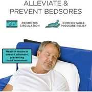Vive 8 Alternating Pressure Mattress – Low Air Loss Hospital Bed Topper with Inflatable Pump for Pressure Ulcers & Bed Sores