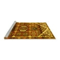 thumbnail image 2 of Ahgly Company Machine Washable Indoor Rectangle Persian Yellow Traditional Area Rugs, 4' x 6', 2 of 4