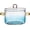 51oz/1500ml blue, variant on Glass Saucepan with Cover, 1400ml Stovetop Cooking Pot with Lid and Handle Simmer Pot Clear Soup Pot, High Borosilicate Glass Cookware