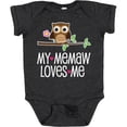 thumbnail image 3 of Inktastic My Memaw Loves Me Grandkids Owl Girls Baby Bodysuit, 3 of 5