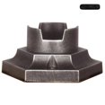 thumbnail image 1 of Pedestal Post Base-Black, 1 of 1
