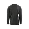 thumbnail image 2 of MidwayUSA Men's Heavyweight Long Sleeve Merino Wool Base Layer Shirt Heather Black XL, 2 of 2