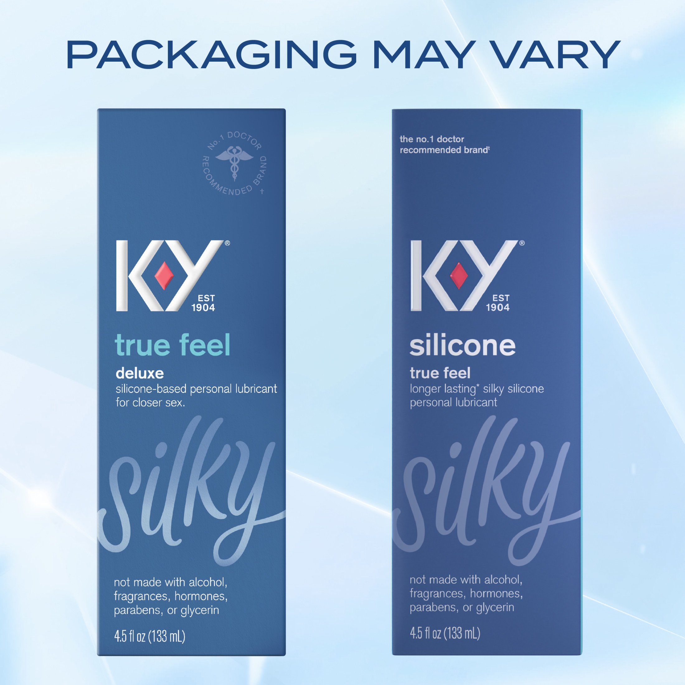 K-Y True Feel Lube, Personal Lubricant, Silicone-Based Formula, Safe to Use with Condoms, For Men, Women and Couples, 4.5 FL OZ - image 2 of 14