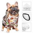 thumbnail image 3 of Disketp Cooking Bbq Dog Hoodie Dog Clothes with Hat, Pet Winter Clothes Warm Hoodies Coat for Small Dogs-X-Large, 3 of 7
