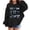 F55-Black, variant on Girls Hoodies Bow Graphic Long Sleeve Hooded Sweatshirt Kids Cute Pullover Tops Tween Girl Back To School Preppy Clothes 13-14 Years