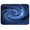 Deep Blue and White Intertwined, variant on Iauyy Dish Drying Mat for Kitchen Counter, Super Absorbent & Hanging 16x18 / 18x24 Inch (S/M) Spanish Tile Elements