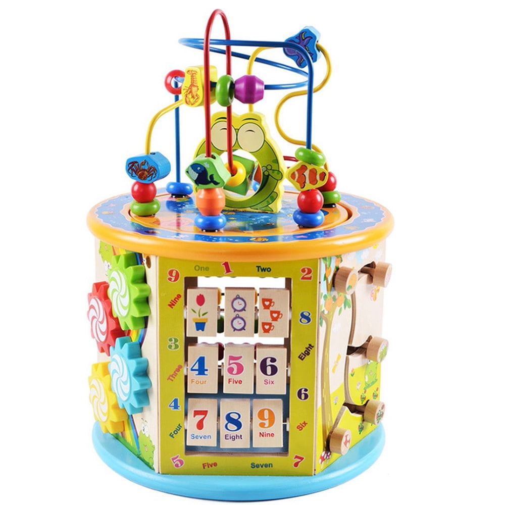 Transer Activity Box Beaded Maze Multi Function Educational Children s 