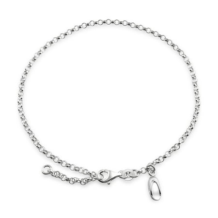 Bling Jewelry Flip Flop Dangle Charm Ankle Bracelet 925 Sterling Flip Flop Dangle Charm Ankle Bracelet 925 Sterling Silver Adjule 9 To 10 Inch With Extender