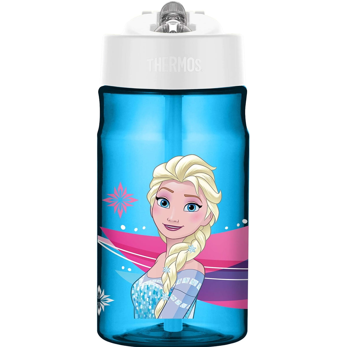 Thermos 12 oz. Tritan FlipStraw Water Bottle with Carry Loop Frozen