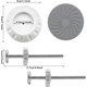 thumbnail image 2 of Safety Gate Wall Protector Pressure Mounted Bolts Kit, Stair Gate Extension Wall Guard for Baby Gate Pet Dog Threaded Spindle White, 2 of 5