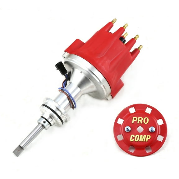 Speedmaster PCE376.1115.03 Compatible with Mopar and Compatible with Chrysler BB 440 8000 Series Pro Billet Distributor [Red Screw-on]