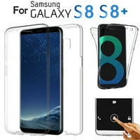 Crystal Clear Cover Full Body Protective Case For Samsung Galaxy S8 / S8+ Plus