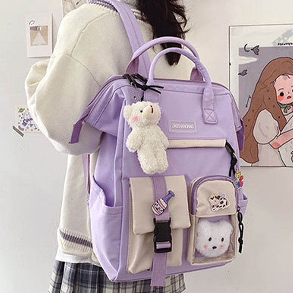 LIVEYOUNG Cute Backpacks Preppy 
