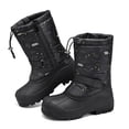 thumbnail image 2 of Bocca Boys Waterproof Snow Boots Black-dino Slip Resistant Winter Boots 1M, 2 of 5