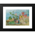 thumbnail image 2 of Zygmunt Waliszewski 14x11 Black Modern Framed Museum Art Print Titled - Flowers and Fruit (1932), 2 of 5