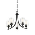 thumbnail image 5 of Octave 5-Light Chandelier in Black, 5 of 6