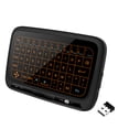 thumbnail image 1 of H18+ Clavier Sans Fil 2.4GHz Pavé Tactile Rétroéclairé avec Grand Pavé Tactile Télécommande pour Télévision Intelligente Android PC Portable, 1 of 7