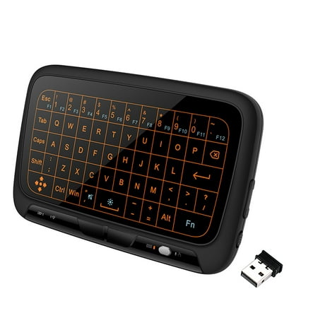 Labymos H18+ 2.4GHz Wireless Keyboard Full Touchpad Backlight Keyboard ...