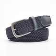 thumbnail image 3 of Men's Fashion Decorative New Casual Outdoor Golf Versatile Elastic Woven Belt (Width 1.33in), 3 of 7