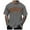 Grey, variant on Men Summer Tops Striped Long Sleeve Sleep Shirt Men Long Sleeve Shirts with Sayings Workout Tech Swim Neck Tee Casual T Shirt Mens Tech Neck Turtle Tee Shirts Male Summer Casual White XL