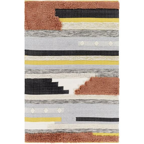 Surya Global Yuva Recycled PET Yarn 5' x 7'6" Area Rugs YUV2300-576