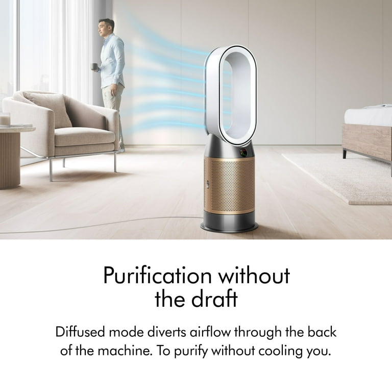 Dyson purifier hot＆cool HP2 Purifier Hot+ Cool HP2 De-NOx​ (Nickel/Gold) | Dyson